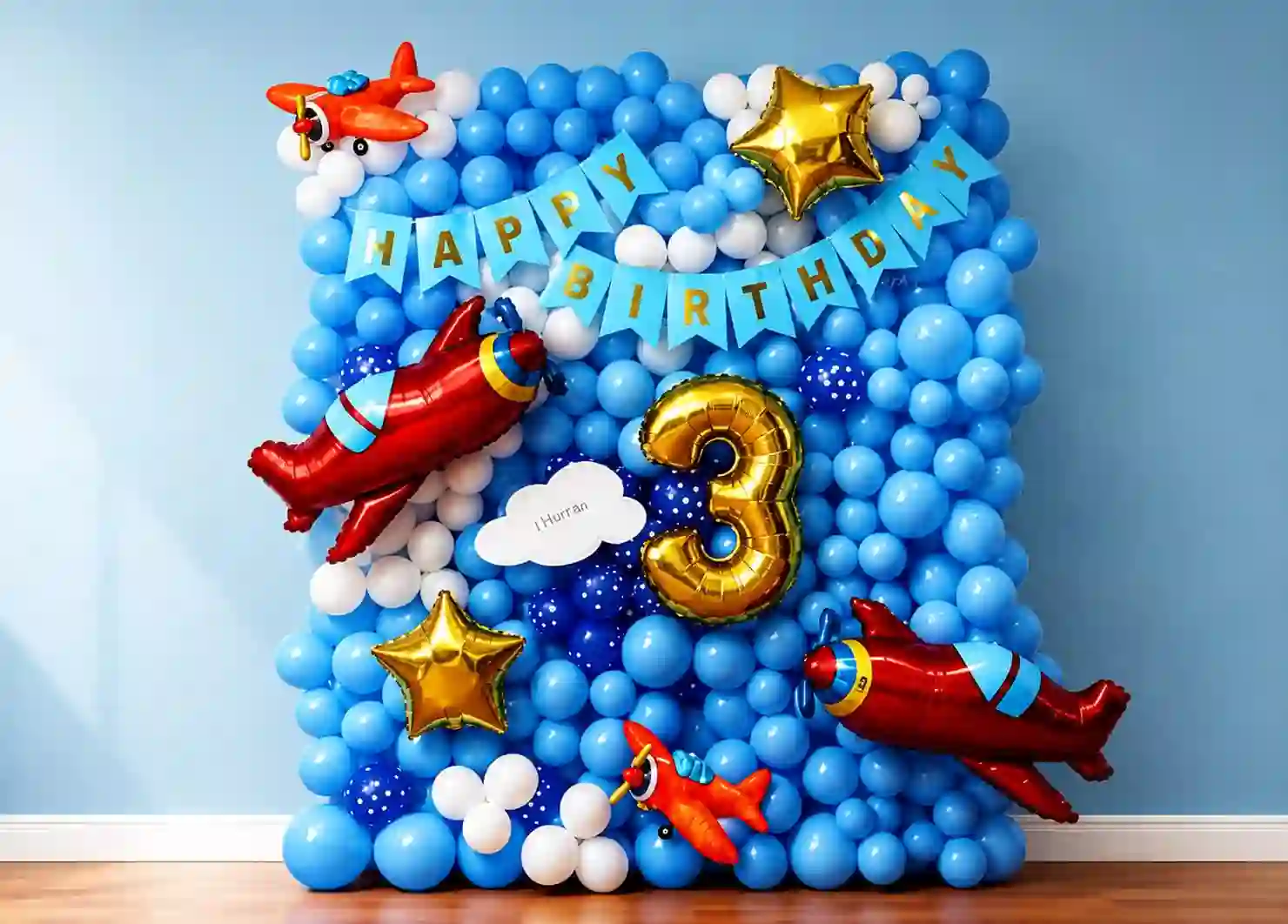 Aeroplane Theme Wall Decor
